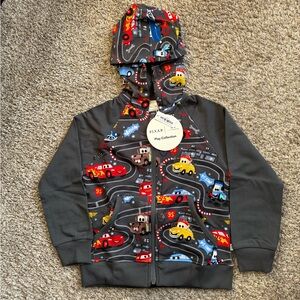 NWT Little Sleepies Piston Cup Zip Hoodie, 4T